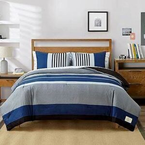 💯🔥Nautica Comforter Set Cotton Reversible Bedding with Matching Shams, Home De